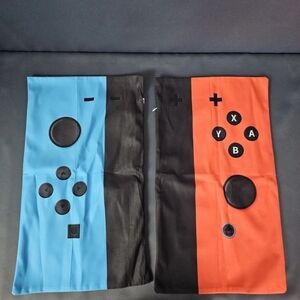 Nintendo Switch Throw Pillow Cases Covers Gamer Gifts Soft Red Blue Controller